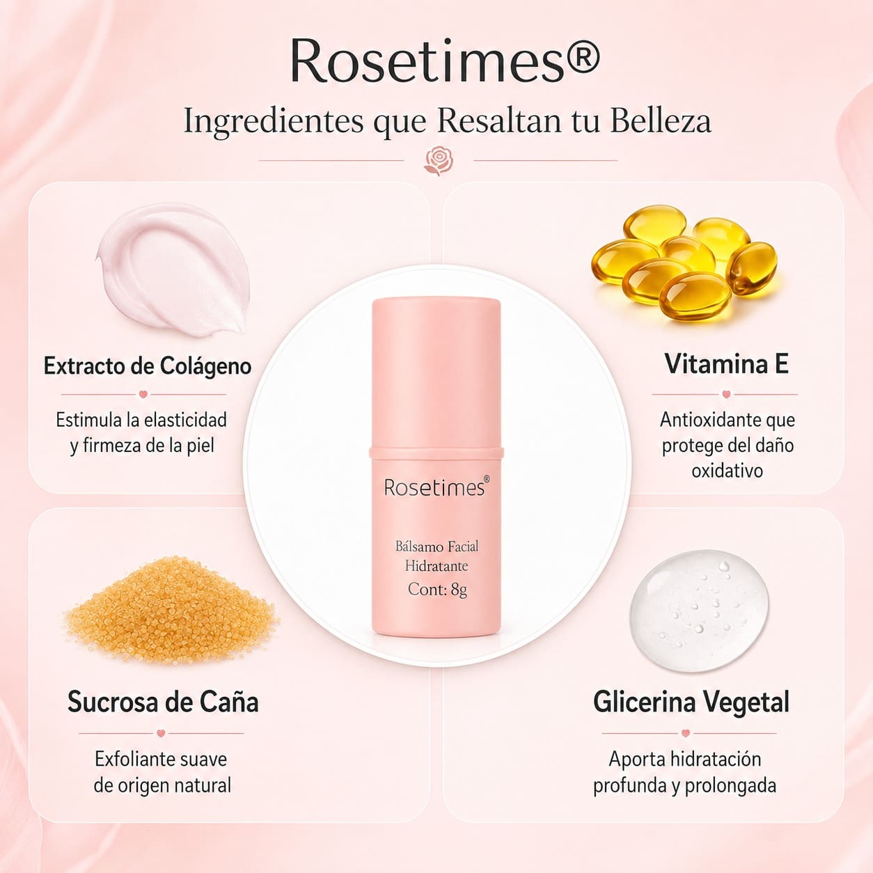 Bálsamo Facial Hidratante Antiarrugas