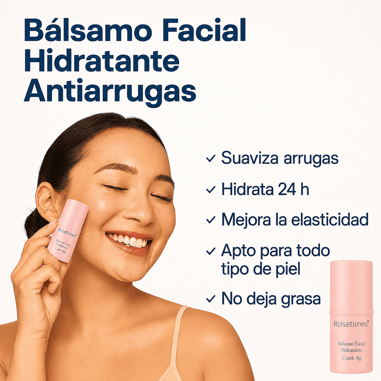 Bálsamo Facial Hidratante Antiarrugas