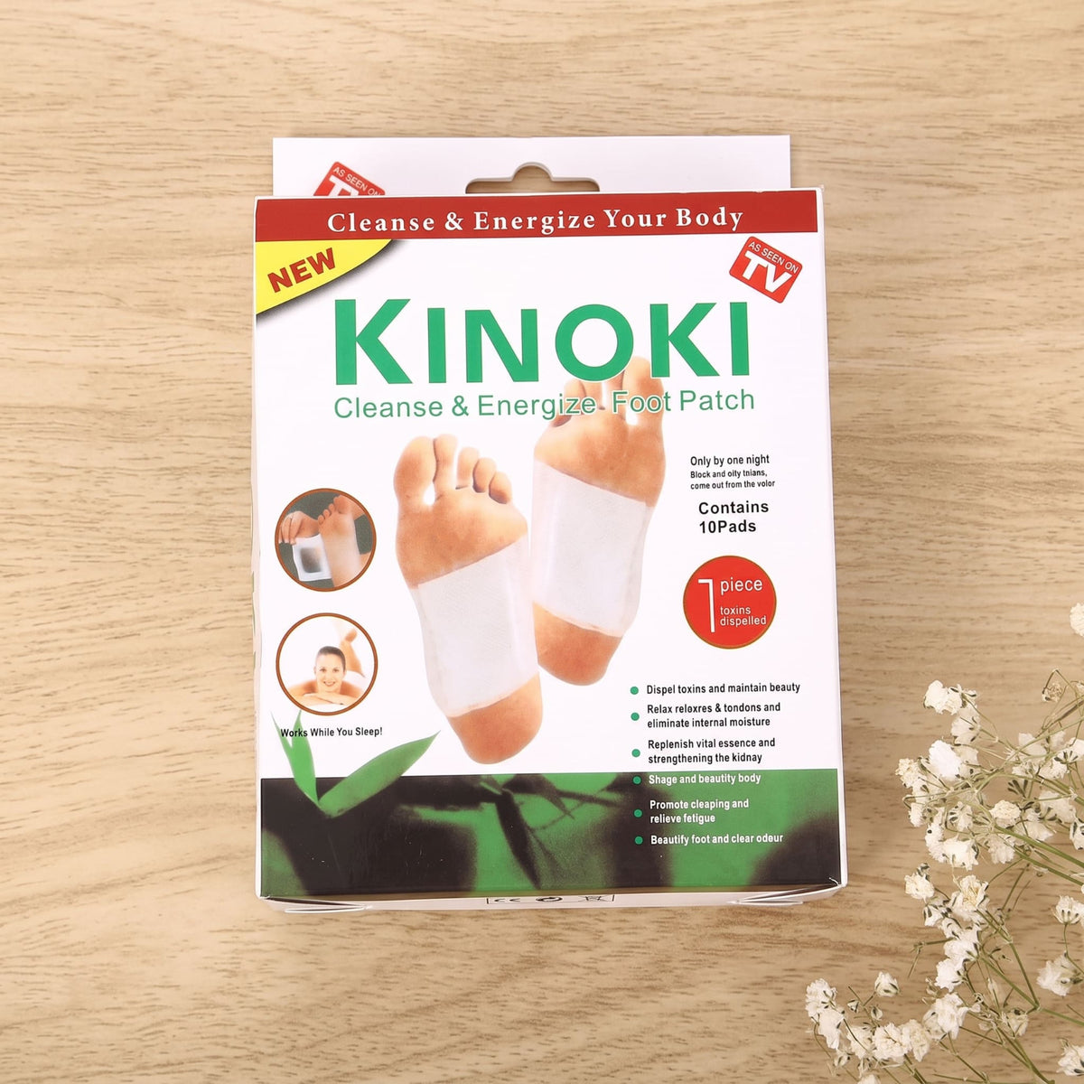 PARCHES DETOX PARA PIES KINOKI